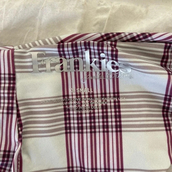 Frankie’s bikinis joy plaid bikini bottom - Picture 2 of 6